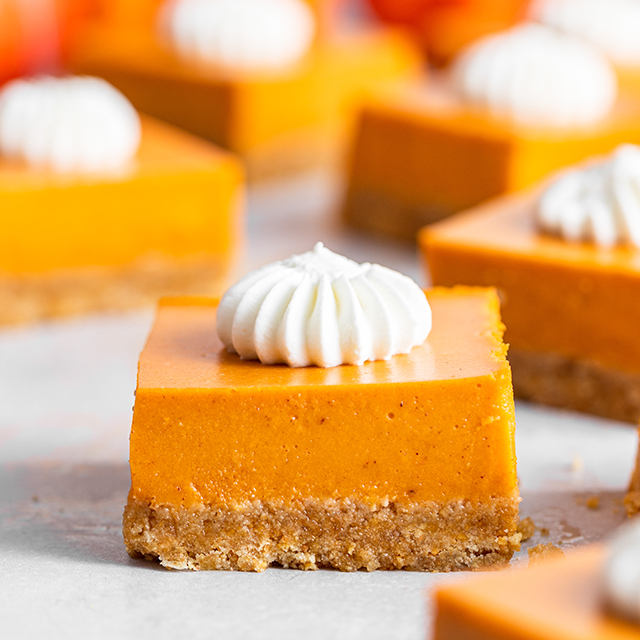 No bake Pumpkin Pie Bar