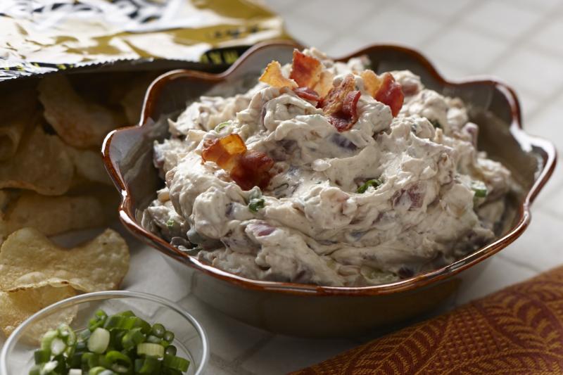 Creamy Caramelized Onion and Bacon Dip