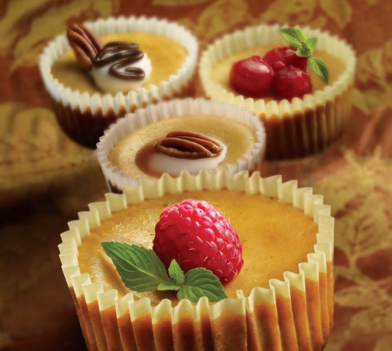 Mini Pumpkin Cheesecakes