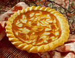 Pumpkin Cheese Swirled Pie
