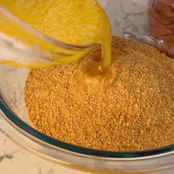 Jocelyn Delk Adams preparing the bottom crust